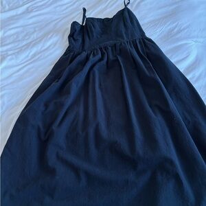 Universal Thread Black Linen Dress